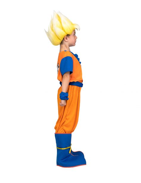 Disfraz Super Saiyajin Goku Dragon Ball™ Niño Con Peluca En Caja