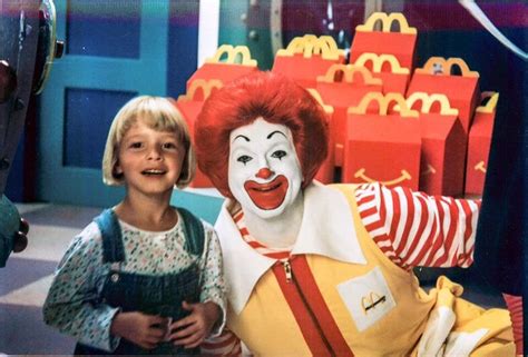 Heres Ronald Mcdonald With His Friend Katie Volding In The Happy Meal Workshop Commercial