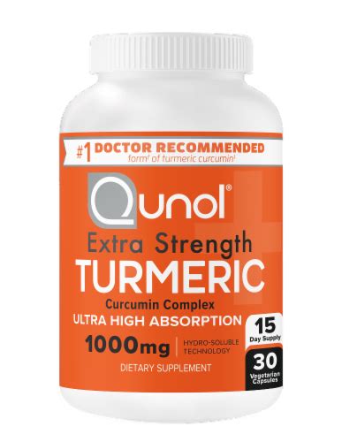 Qunol Extra Strength Turmeric Ultra High Absorption Vegetarian