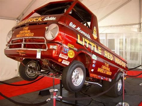 Little Red Wagon A100 Dodge Wheelie Drag Truck On Display A Rebuilt