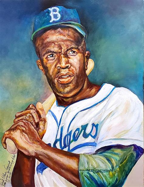 Jackie Robinson As A Member Of The Montreal Royals 1947 Large Metal Wall Art Print Great