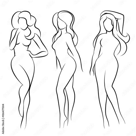 Naked Woman Silhouette Stock Vector Illustration Of Nude The Best Porn Website