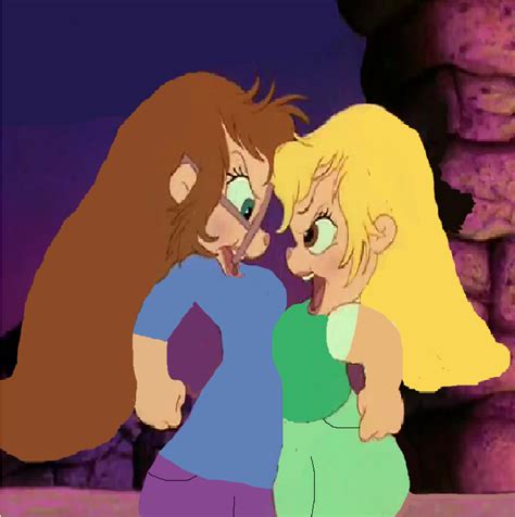 Jeanette And Eleanor As Teens With Their Hair Down The Chipettes
