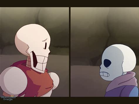 Papyrus And Sans Glitchtale Undertale Au By Stereotyped Orange
