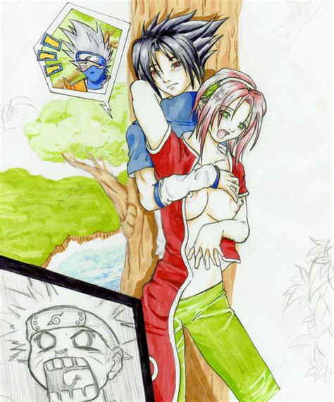 Rule 34 Drawing Female Hatake Kakashi Human Male Naruto Sakura Haruno