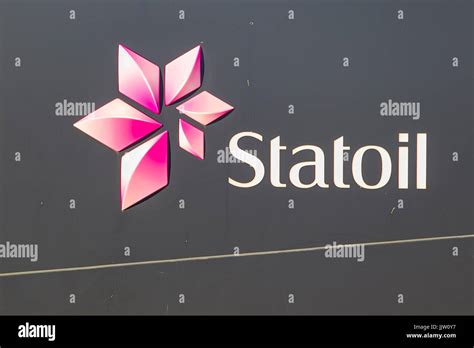 Statoil Logo On Statoil Mongstad Production Facility Board Mongstad