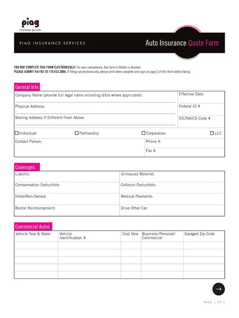Auto quote sheet template: Fill out & sign online | DocHub