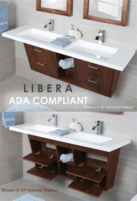 Ada Compliant Vanity Handicap Bathroom Design Universal Design