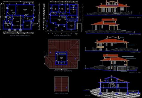 Villa Residential Dwg Plan For Autocad Designs Cad