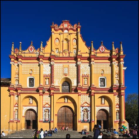 Catedral San Cristóbal De Las Casas View On Black ©adbe Flickr