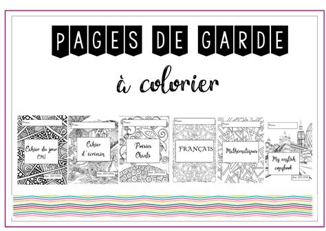 Pages De Garde Cahier Du Jour Ce1 Communauté MCMS