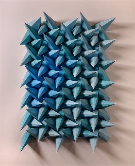 Spiked Sculptures By Matthew Shlian Create Angular Geometry From Folded