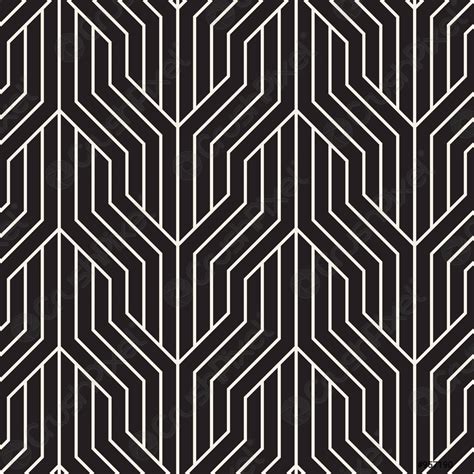 Vector Seamless Geometric Pattern Modern Interlaced Lines Abstract Texture Polygonal Stock