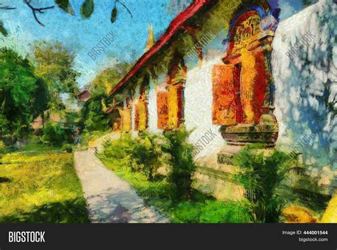 Ancient Temples Art Image And Photo Free Trial Bigstock