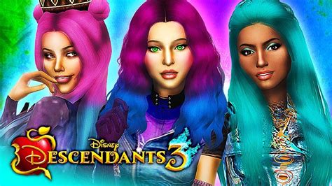 Descendants 3 Sims 4 Ep 1 👑 Who Will Be The Queen 👑 Disneys
