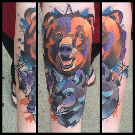 85 Rough Bear Tattoo Designs And Meanings Feel The Wild Nature 2019
