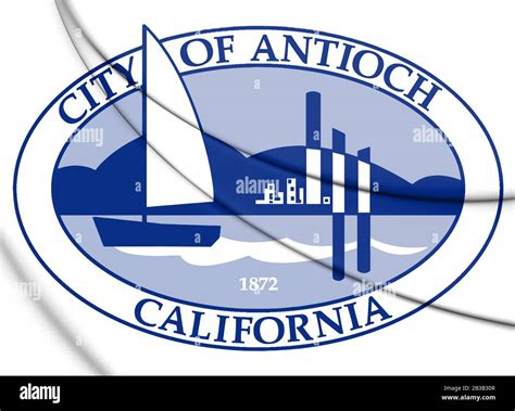 3d Seal Of Antioch California Usa 3d Illustration Stock Photo Alamy