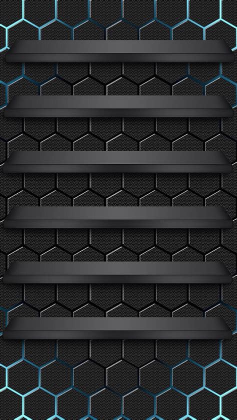 ↑↑tap And Get The Free App Shelves Cells Сomputer Graphics Dark Style