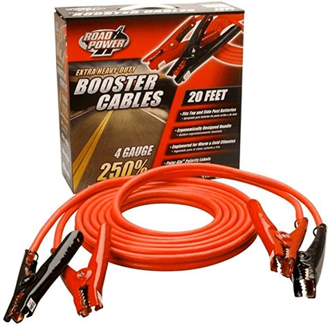 Ropesoapndope Booster Cable 4 Gauge 400 Amp 20