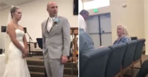 Mother In Law Interrupts Brides Vows To Say Her Son Doesn T Have Flaws