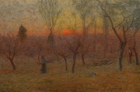 George Inness 1825 1894 Gathering Wood Montclair New Jersey