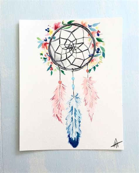 Water Color Dream Catcher Tattoo Piece Message Me For A Custom Work