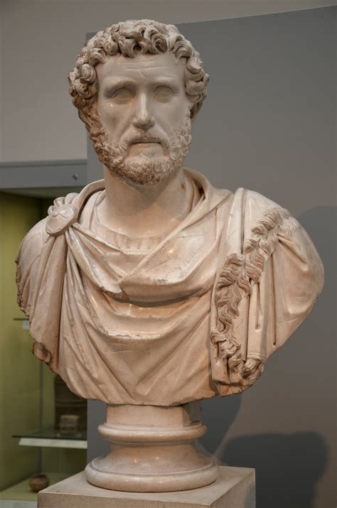 Marble Portrait Bust Of The Emperor Antoninus Pius Wearing Flickr