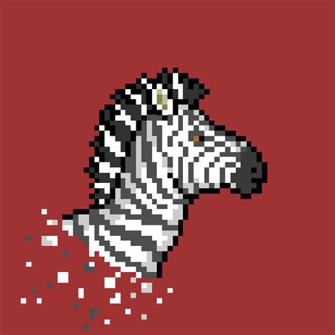 Pixel Zebra By Fabiopixelart On Deviantart