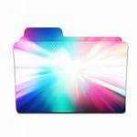 Folder Icon Bright Transparent Icons Folders Colorburst