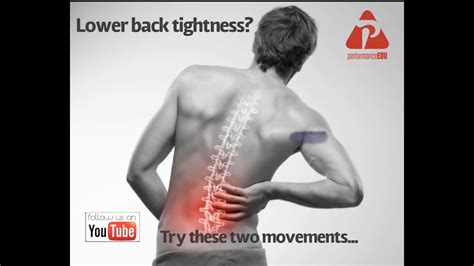 2 Exercise At Home To Help Lower Back Tightness Youtube