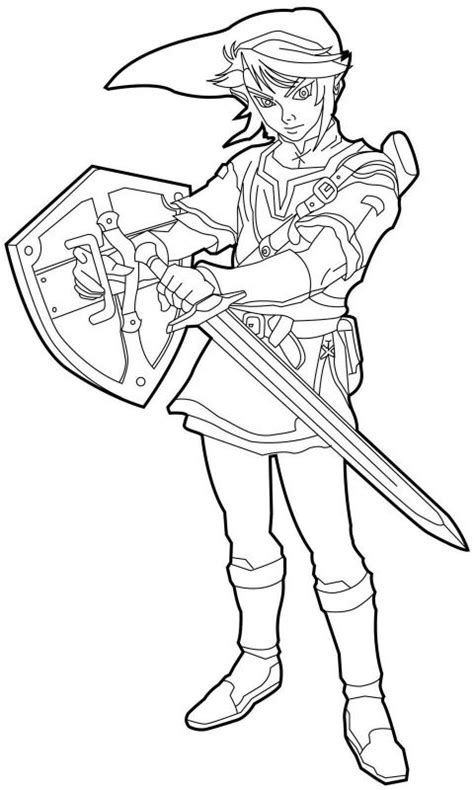 The the legend of zelda: Free Printable Zelda Coloring Pages For Kids legend of ...