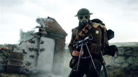 Download Machine Gun Weapon Soldier Video Game Battlefield 1 4k Ultra