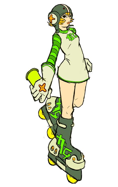 Artwork Of Gum From ‘jet Set Radio On The Sega Dreamcast Character Creation Character Art