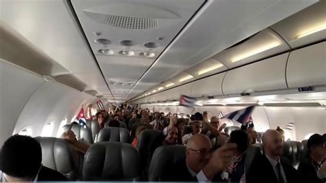 Us Cuba Celebrate Todays Historic First Commercial Flight Nbc News
