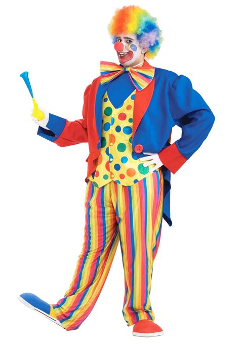Plus Size Mens Clown Costume Circus Clown Costume