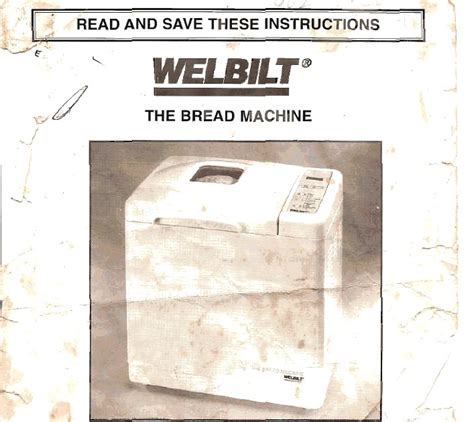 Abm600 bread maker pdf manual download. Welbilt Bread Machine Blog: Welbilt Bread Machine Manual ...