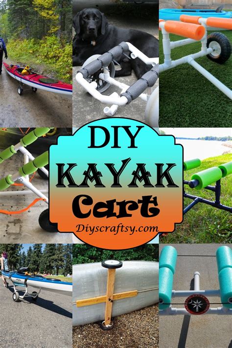 13 Diy Kayak Cart You Can Build On A Budget Diyscraftsy