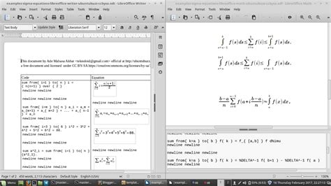 Libreoffice Math Sigma Equation Examples Laptrinhx