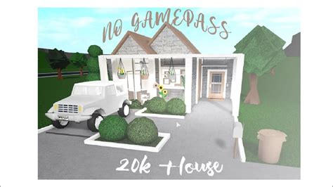 Building a bloxburg house for a stranger but badly. Bloxburg 20k Starter House (No Gamepass) | ROBLOX | Avichi ...