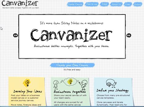 Online Canvas To Collaborate With Unlimited People In Real Time Canvanizer