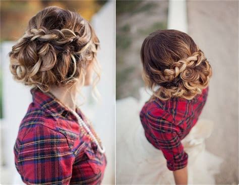 Braided wedding hair with flowers and crystal headpieces. 15 Wedding Braid Hairstyles