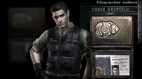 Chris Redfield Stars Outfit Code Veronica Skin Resident Evil Hd