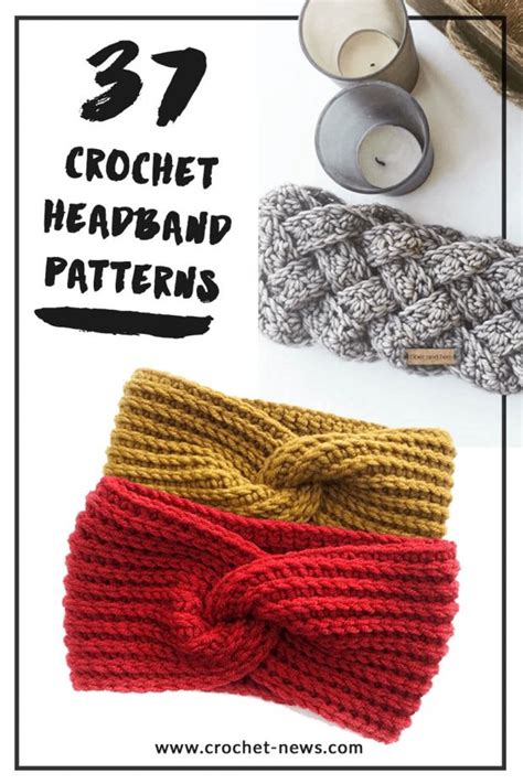 33 Crochet Headband Patterns Stylish Headband Designs