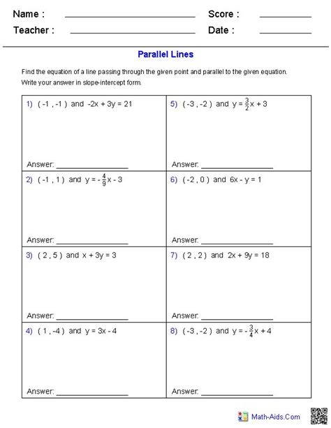 Gina wilson all things algebra answer key 2015.quadratic equation answers pdf, gina wilson all things algebra 2013 answers, graphing vs substitution work by gina wilson pdf, projectile motion and quadratic functions, pre on this page you can read or download gina wilson all things algebra 2015 congruent chordsand arcs in pdf format. Find the Equation of a Parallel Line Passing Through a ...