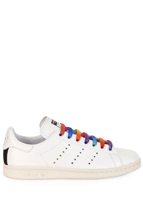 Stella Mccartney Stan Smith Sneakers With Rainbow Laces Bergdorf Goodman