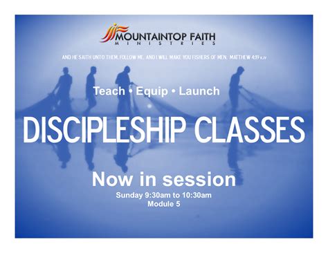 Discipleship Classes Mountaintop Faith Ministries