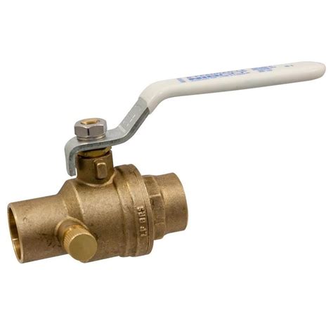 Shop Brass 3 4 In Female X 3 4 In Ball Valve At