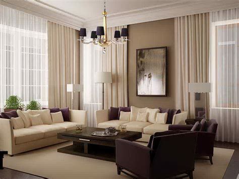 Modern Living Room Curtains Drapes Decor Ideas