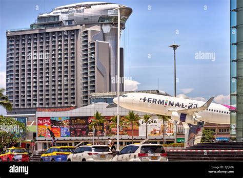 Modern Shopping Centre Of Pattaya Thailand With Terminal 21 Mall And