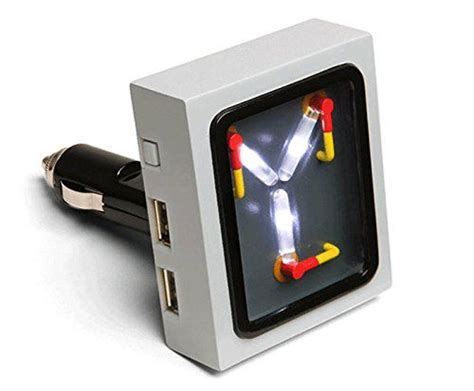 Back To The Future Flux Capacitor Usb Car Charger Thinkgeek